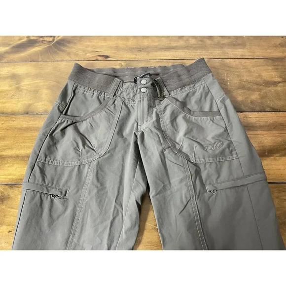 Kuhl Durango Pants Womens Gray Ruched Leg Hiking Nylon Outdoor Size 2 Regular - Picture 3 of 15